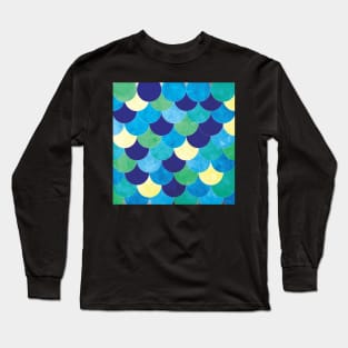 Mermaid Scales Long Sleeve T-Shirt